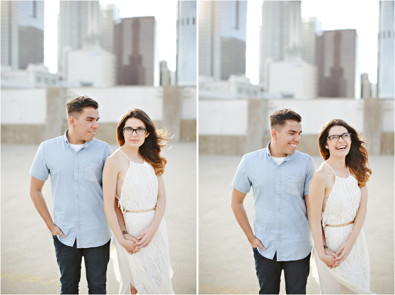 Downtown Los Angeles Engagement Photographer Downtown Los Angeles Photographer DTLA Photographer Rooftop Engagement Photographer 004