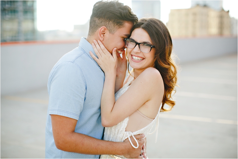 Downtown Los Angeles Engagement Photographer Downtown Los Angeles Photographer DTLA Photographer Rooftop Engagement Photographer 006