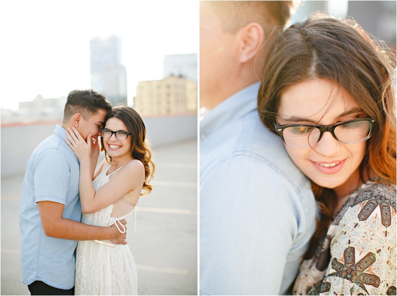 Downtown Los Angeles Engagement Photographer Downtown Los Angeles Photographer DTLA Photographer Rooftop Engagement Photographer 013