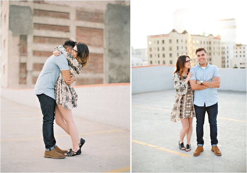 Downtown Los Angeles Engagement Photographer Downtown Los Angeles Photographer DTLA Photographer Rooftop Engagement Photographer 021