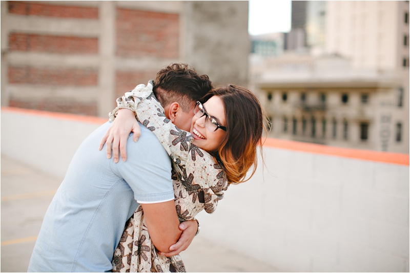 Downtown Los Angeles Engagement Photographer Downtown Los Angeles Photographer DTLA Photographer Rooftop Engagement Photographer 025