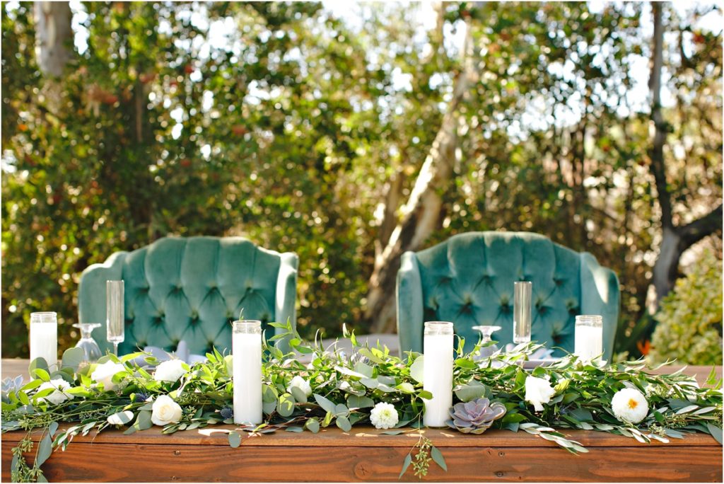 Leo Carrillo Ranch Wedding Head Table Stacee Lianna Photography