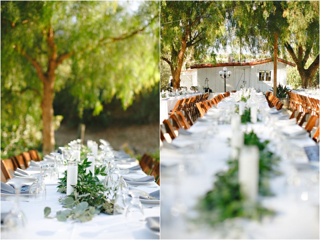 Leo Carrillo Ranch Wedding Family Style Seating Stacee Lianna Photography