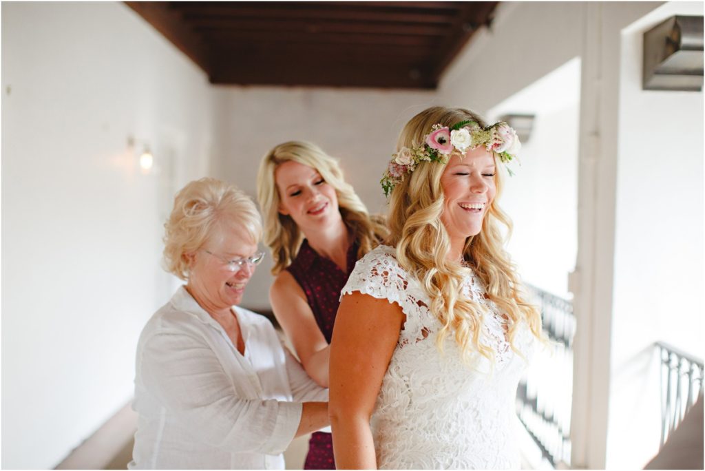 Ebell Long Beach Wedding Floral Crown Stacee Lianna Photography