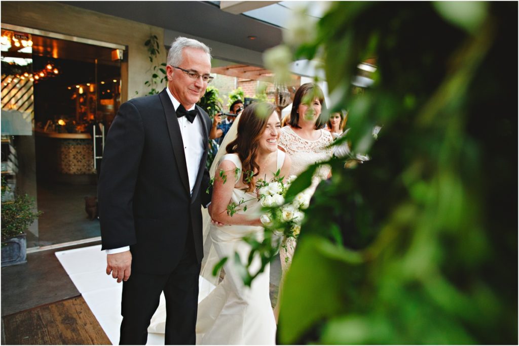 Mom and Dad walk bride down the aisle | Stacee Lianna Photography