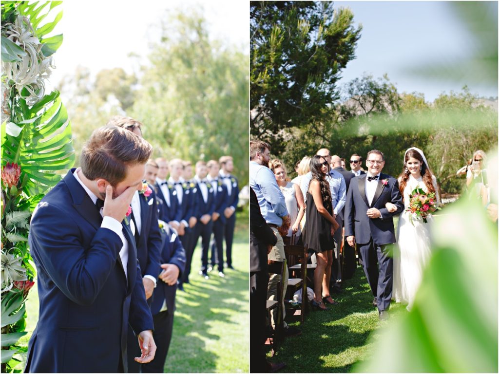 Catalina View Gardens First Look | Stacee Lianna Photography