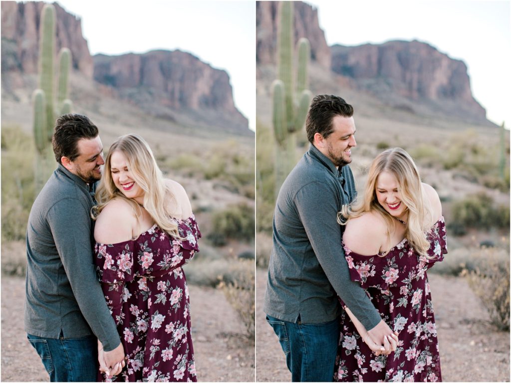 Lost Dutchman State Park Engagement // Stacee Lianna Photography