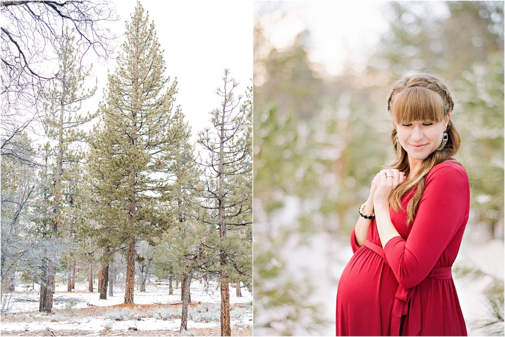 Forest Maternity Photography // Stacee Lianna Photography