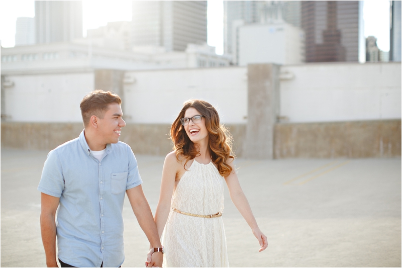 Downtown Los Angeles Engagement Photographer Downtown Los Angeles Photographer DTLA Photographer Rooftop Engagement Photographer 001