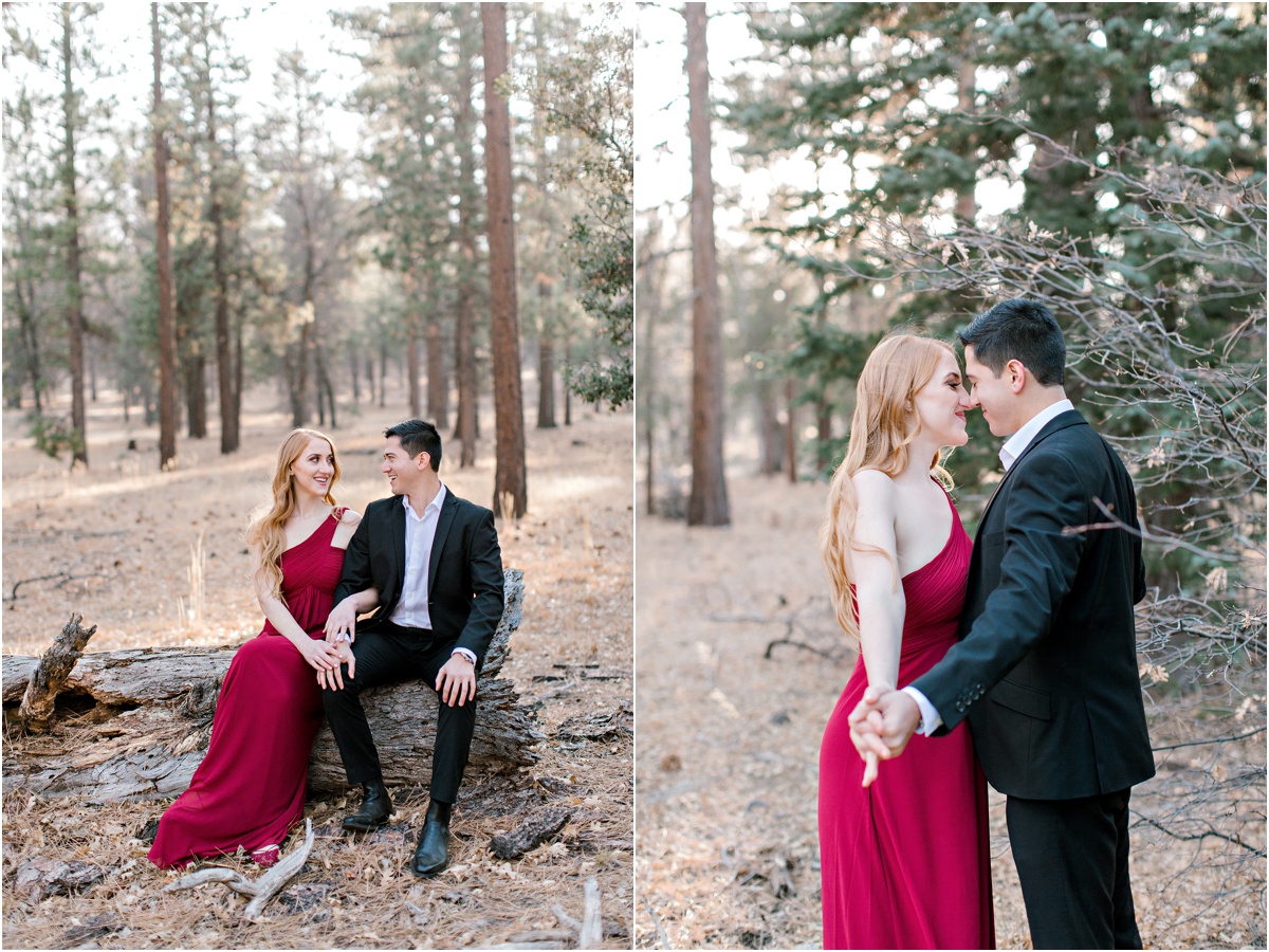 Angelus Oaks Forest Engagement Photography // Carly & Marcel